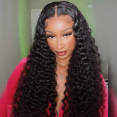TTHair Deep Wave Glueless Wigs 5x5 Lace Closure Wigs Human Hair Pre Plucked Pre Cut Ready To Wear Wigs